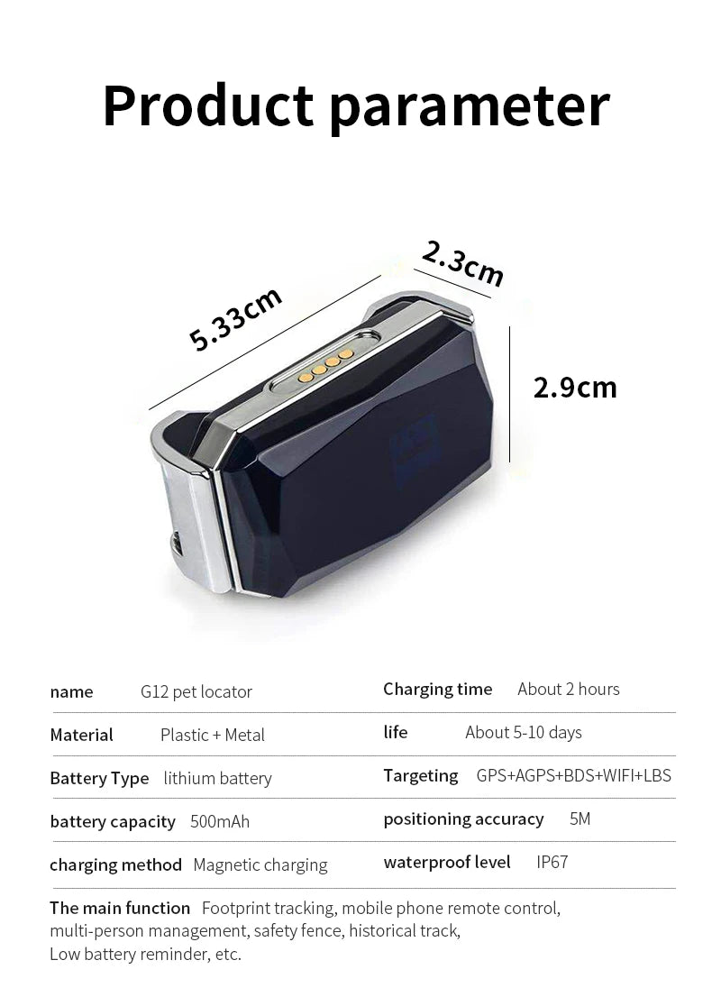 Coleira GPS Smart Diamond